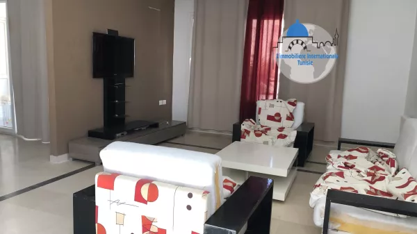 Luxuriöse Möblierte S+3 Villa-Etage in Sousse