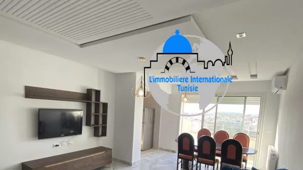 Luxus-Wohnung mit 2 Schlafzimmern zur Miete in Sousse