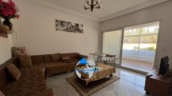 Luxus-S+1-Apartement im Erdgeschoss in Kantaoui, Nähe Meer