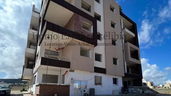 Luxus-S+2-Apartments mit Terrasse in Ezzahra Hammem Ghzez, nur 50 Meter vom Strand entfernt