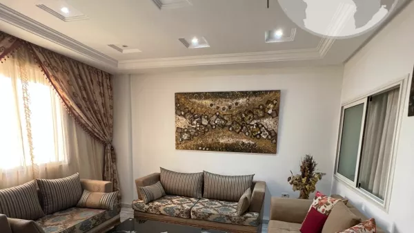 Möblierte S2-Wohnung zur Miete in Khezama Est, Sousse