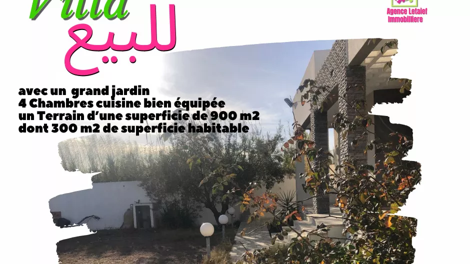 Traumhafte Villa zum Verkauf in Hammam Sousse