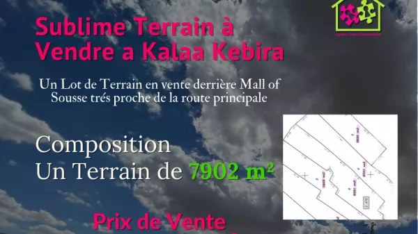 Außergewöhnliche 7902m² Landgelegenheit hinter dem Mall of Sousse