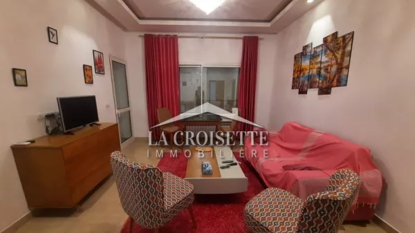 Luxuriöse Möblierte S+1 Wohnung zur Miete in Jardins de Carthage - 1625 TND