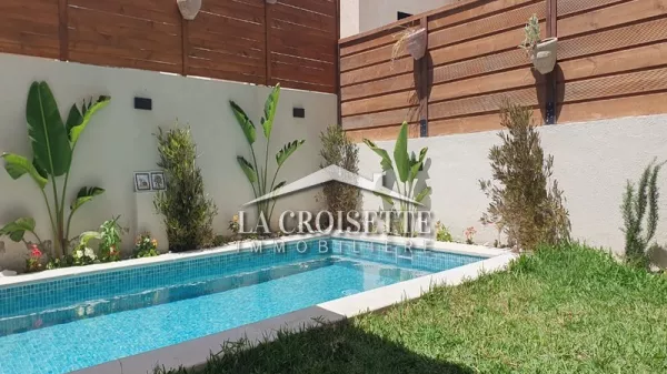Möblierte S+1 Wohnung mit Pool in La Marsa