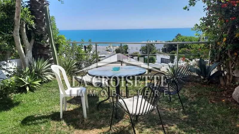 Möblierte S+1 Wohnung mit Meerblick in La Marsa