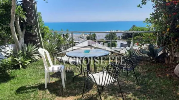 Möblierte S+1 Wohnung mit Meerblick in La Marsa