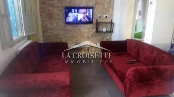 Erdgeschoss-S+3-Möblierte Wohnung in La Marsa