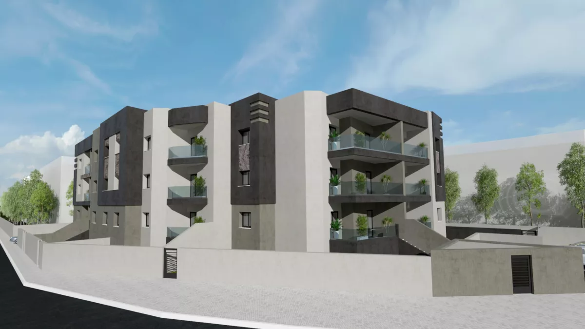 Luxus-S+2-Apartments direkt am Meer in Baghdedi