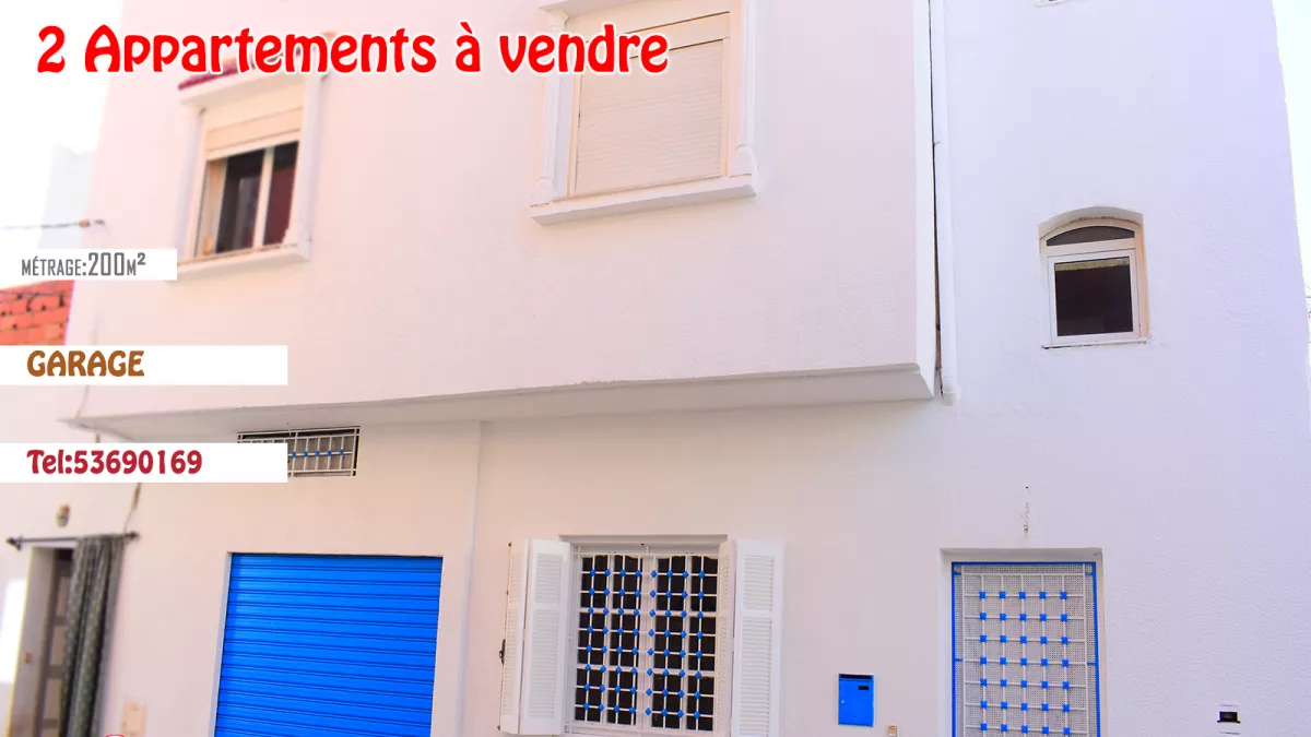 Einzigartige Gelegenheit: Zwei Wohnungen mit Garage in Ezzahra, Mahdia