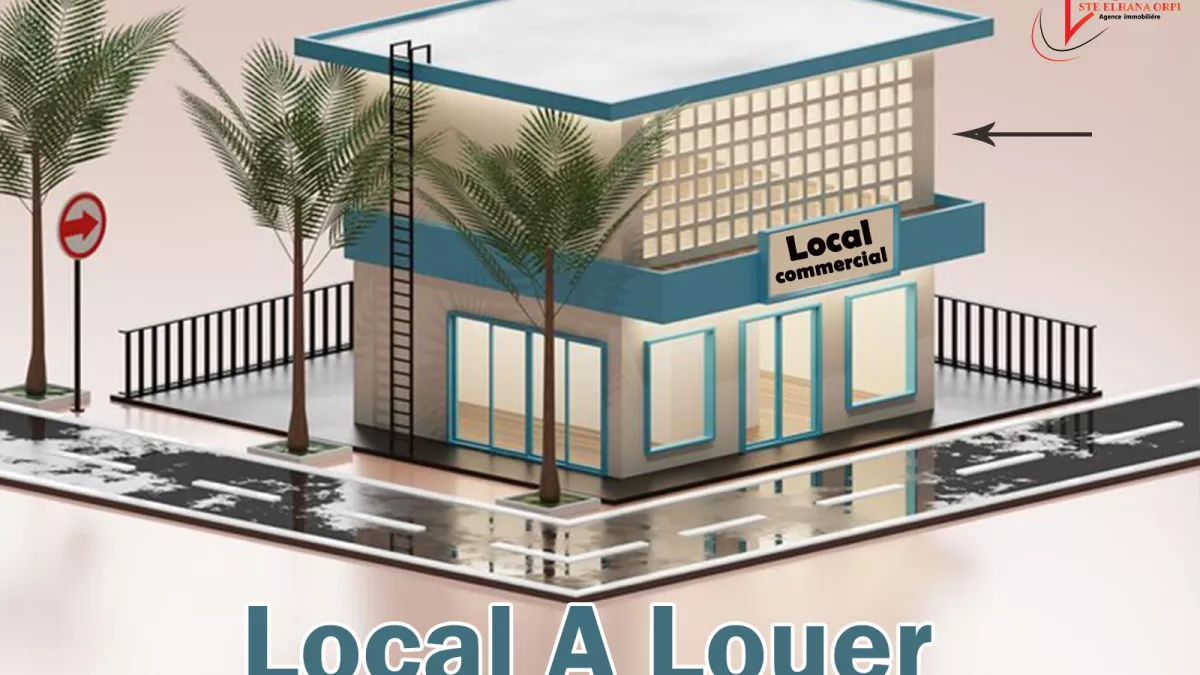 Gewerbeimmobilie zur Miete auf der Avenue Habib Bourguiba, Mahdia