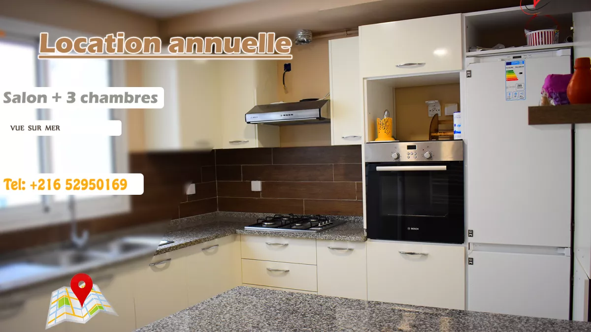 Luxus-S+3-Apartement im Herzen der Touristenzone von Mahdia