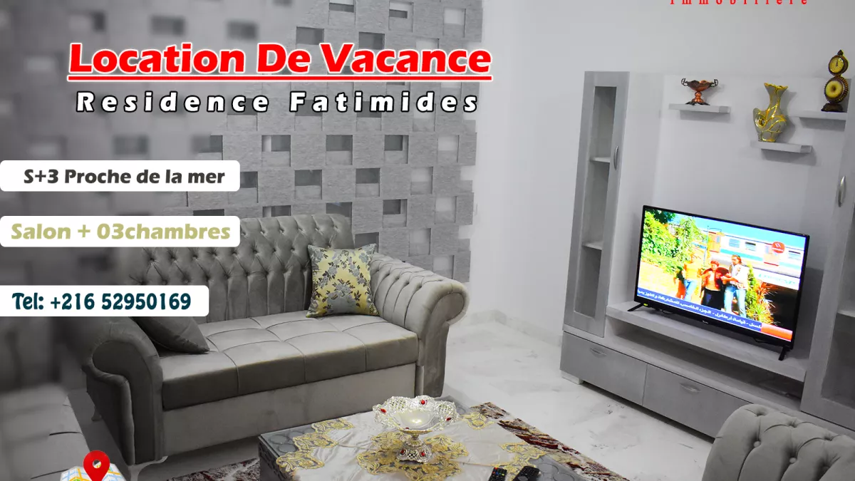 Luxuswohnung S+3 in Mahdia, Tunesien