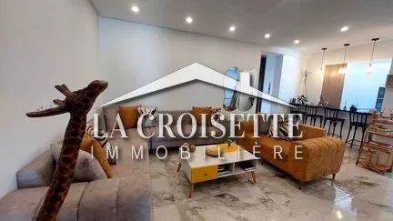 Möblierte S+2 Wohnung zur Miete in Gammarth - Monatliche Miete von 2500 TND