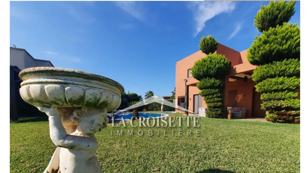 Luxus-Villa zur Miete in Gammarth: Ein Refugium der Luxus und Sicherheit