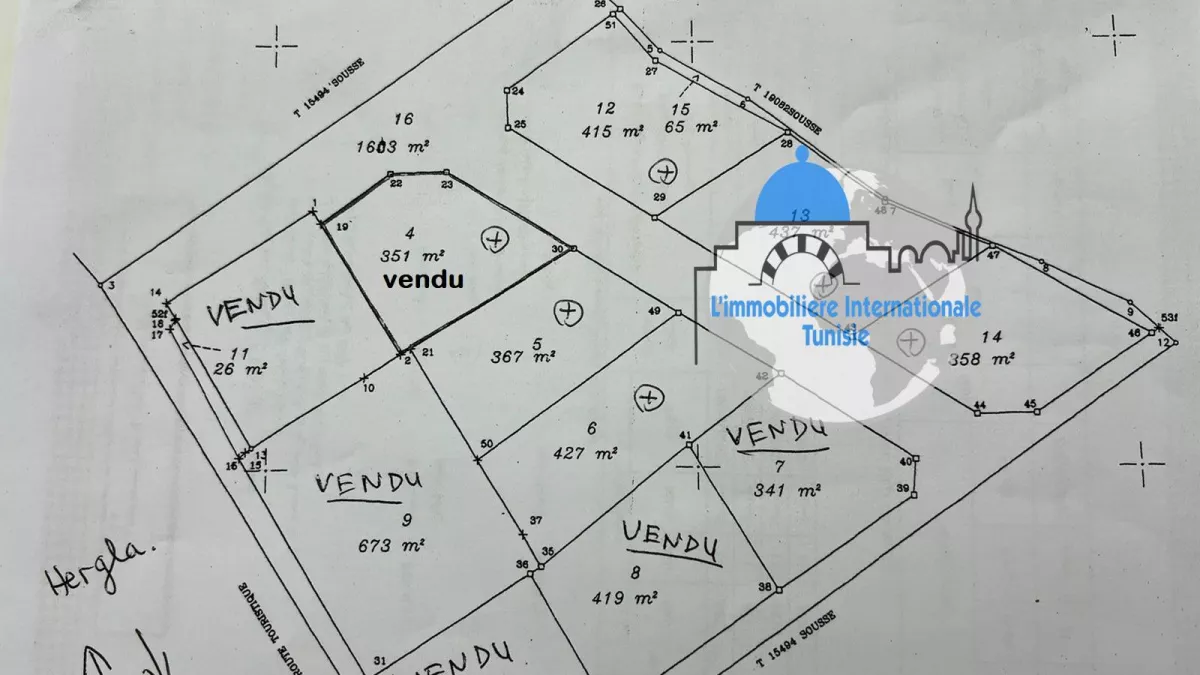 Exklusives Seegrundstück in Chatt Mariem zum Verkauf