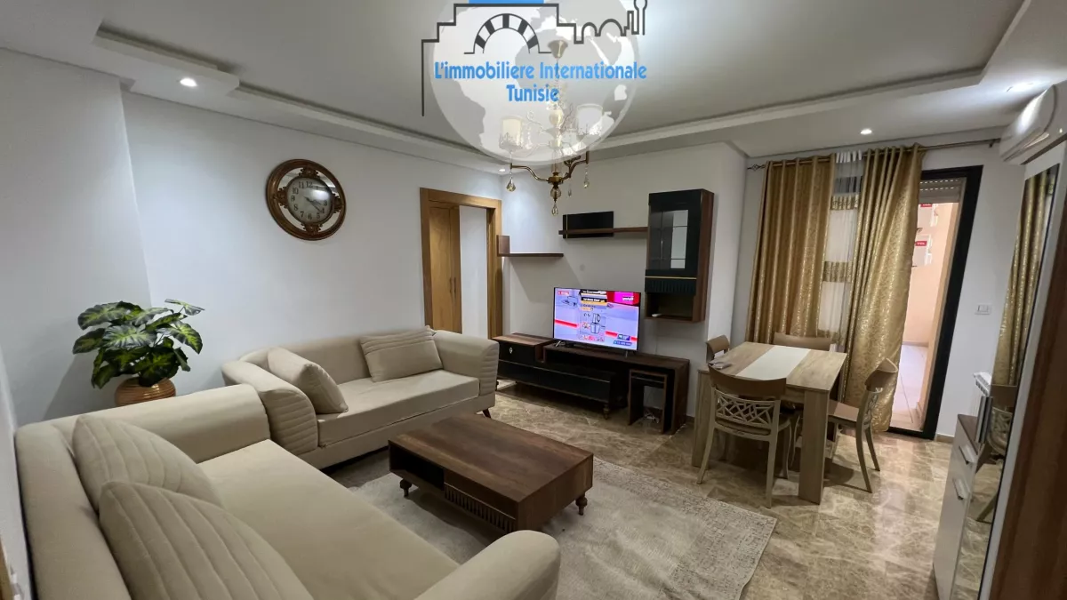 Traumhafte S+2 Möblierte Wohnung in Khzema EST, Sousse: Ihre Traumwohnung Erwartet Sie!