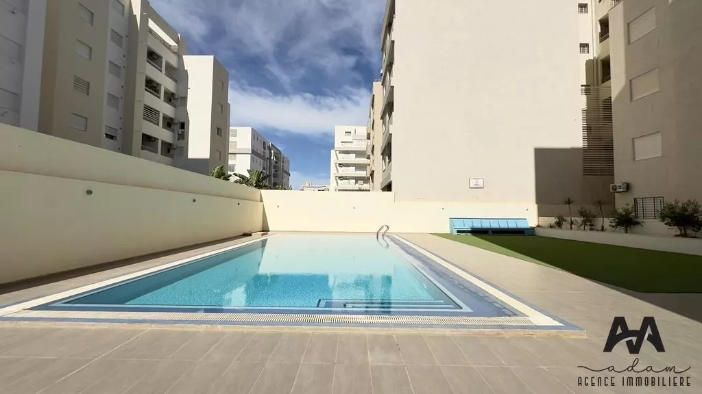 Geräumige 3-Zimmer-Wohnung zur Miete in AFH2, Hammamet