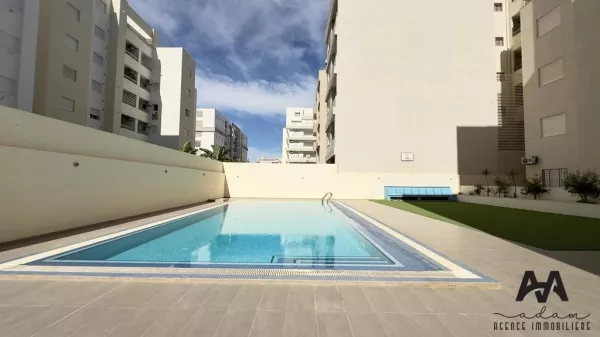 Geräumige 3-Zimmer-Wohnung zur Miete in AFH2, Hammamet