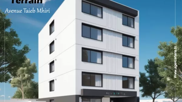 Exklusives Baugrundstück an der Hauptstraße in Mahdia