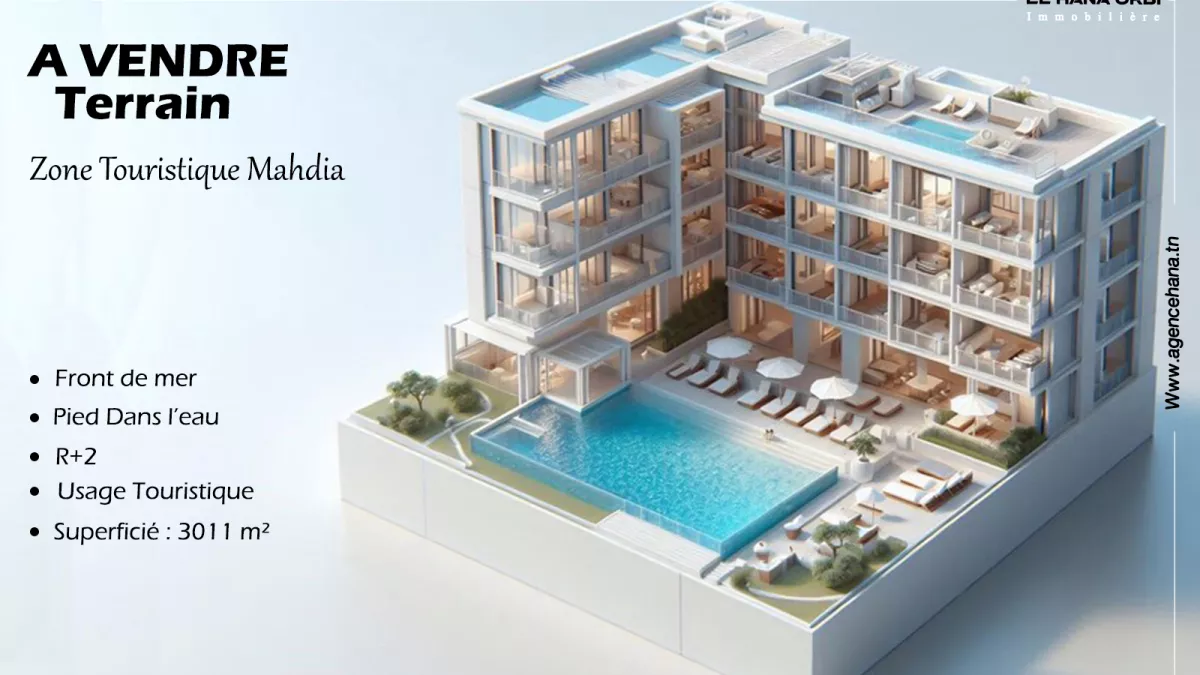 Außergewöhnliches Seegrundstück für Hotel oder Gästehaus in Mahdia