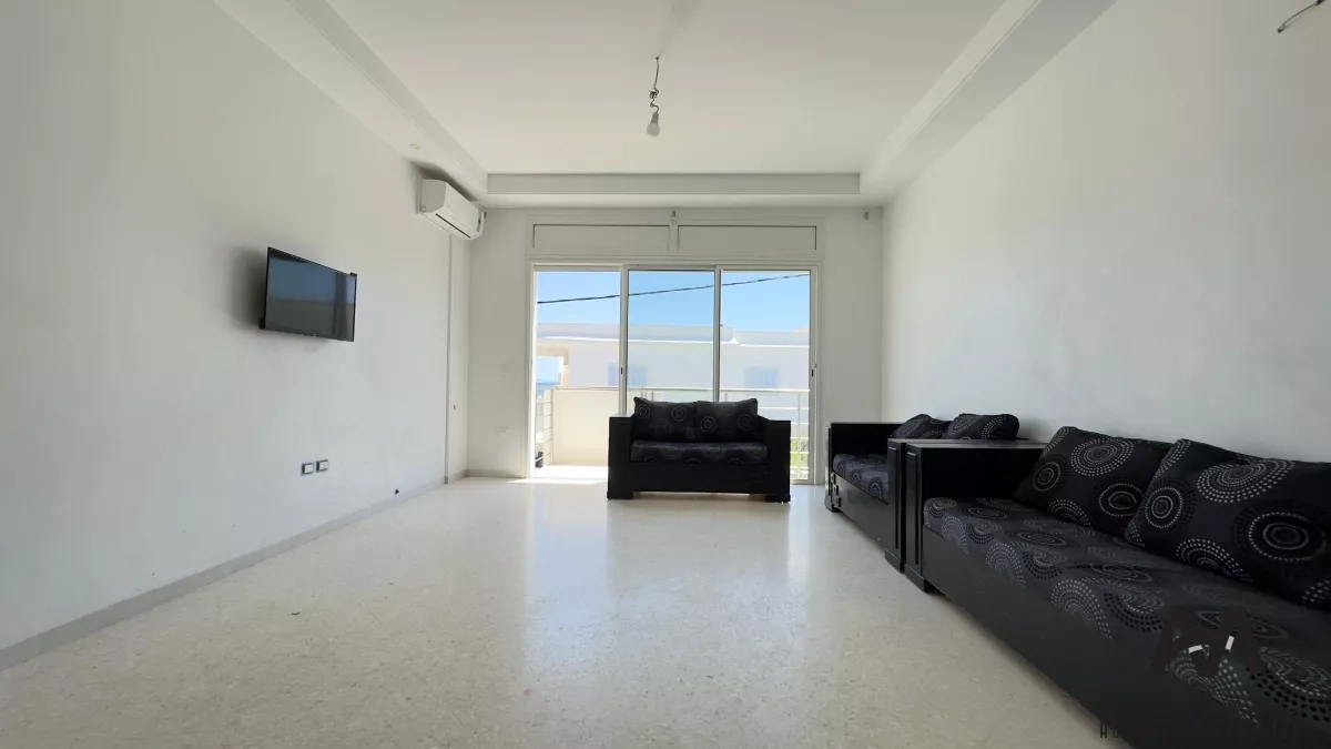 Luxus-Wohnung mit Meerblick S+2 zur Miete in Maamoura, Nabeul