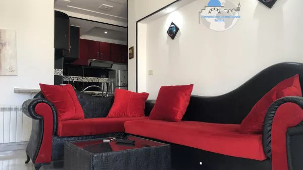 Möbliertes S2-Apartment in der Nähe des Strandes in Hammam Sousse - Monatliche Miete von 950 TND