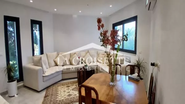 Möbliertes S+2 Doppelhaus mit Terrasse zur Miete in La Marsa - MDL0646