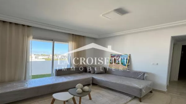 Möblierte S+1 Wohnung mit Terrasse in La Soukra - ZAL1574