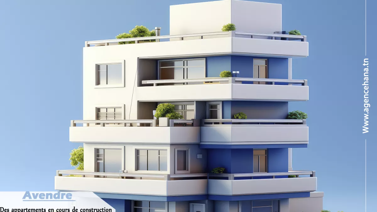 Günstige S+1 / S+2 / S+3 Apartments im Bau in Mahdia