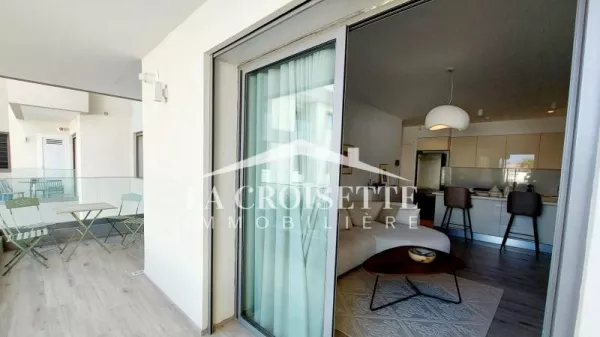 Möblierte S1-Wohnung mit Terrasse in La Marsa MAL1971