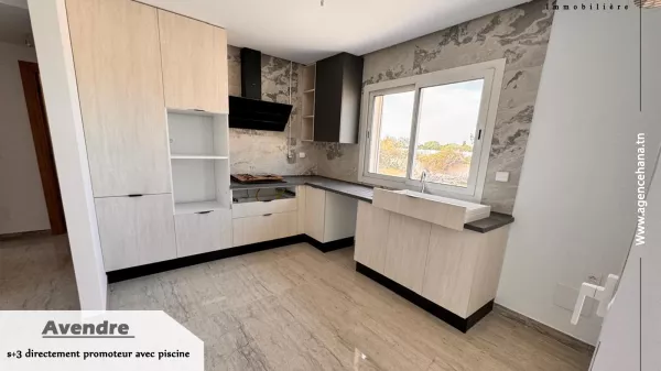 S+3 Apartment zur Miete in Mahdia mit Pool