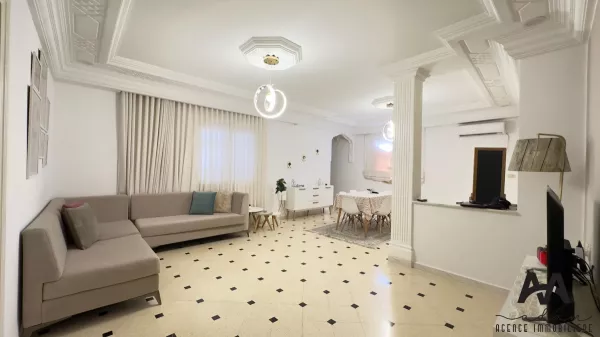 Möblierte S+2 Villa-Etage in Nabeul