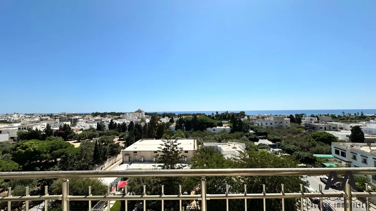 Möblierte S+2 Wohnung mit Meerblick und Parkplatz – Nabeul