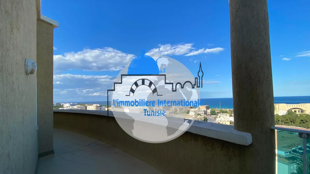 Luxuriöse Penthouse-Wohnung (S+3) zur Miete in der Touristenzone von Sousse