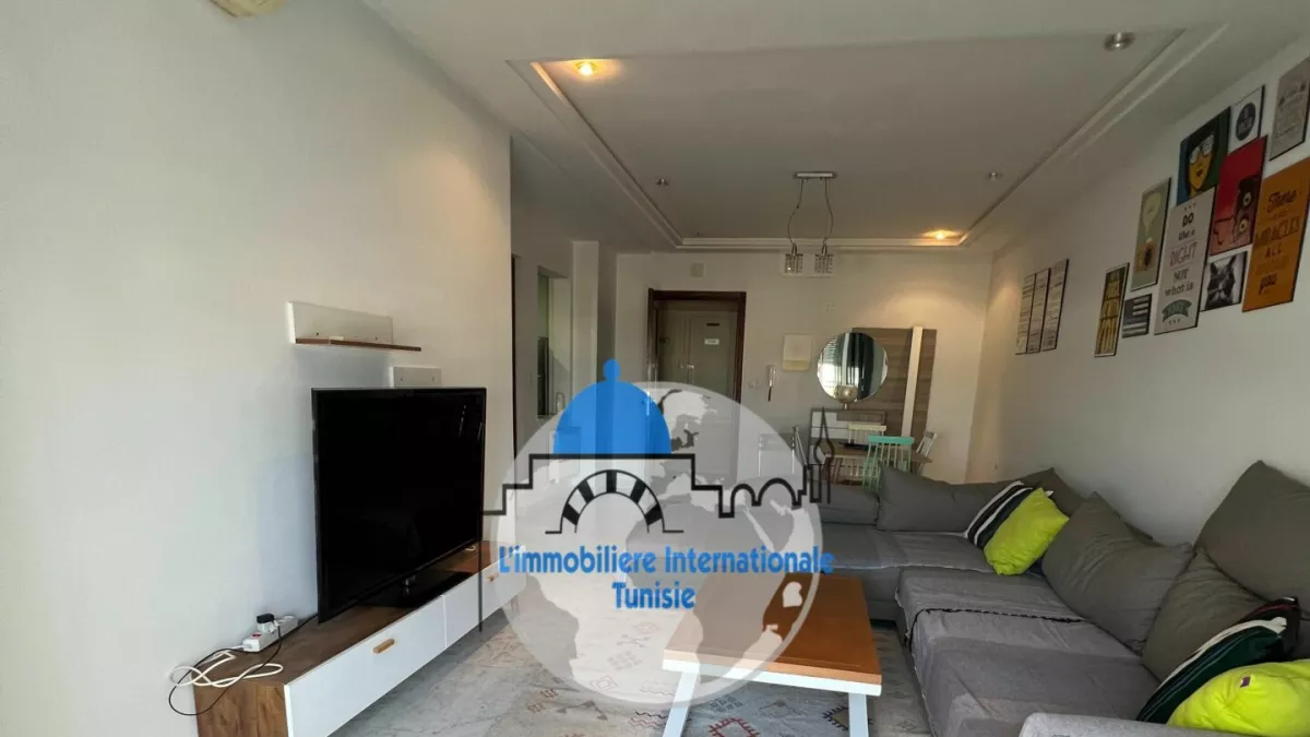 Möblierte Wohnung (S+1) in einer Gesicherten Residenz in Khzema, Sousse