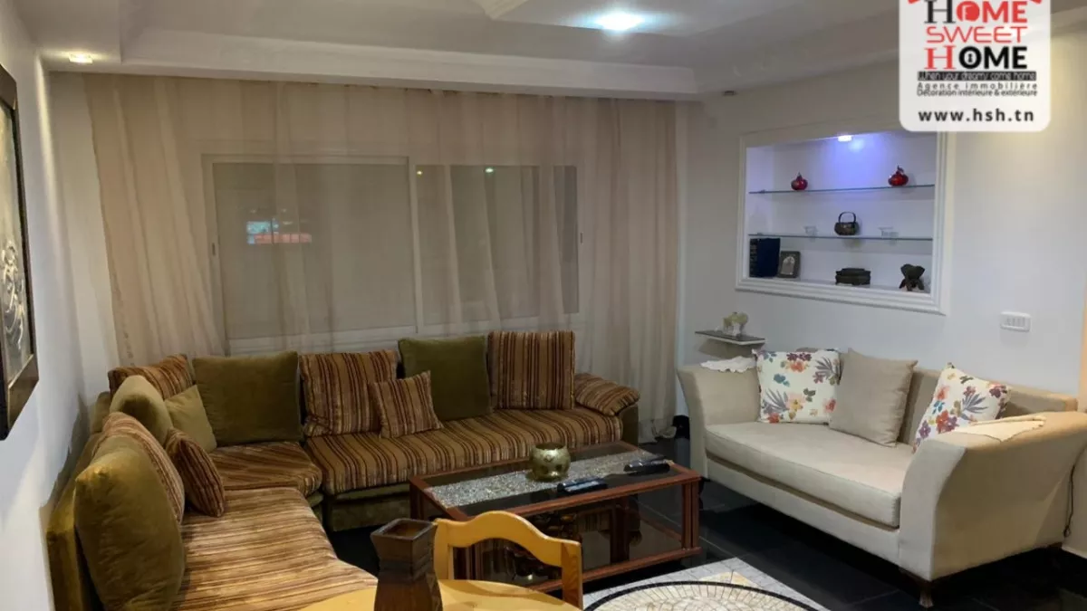 Geräumige Möblierte S3-Wohnung in Cité EL Marah, La Marsa