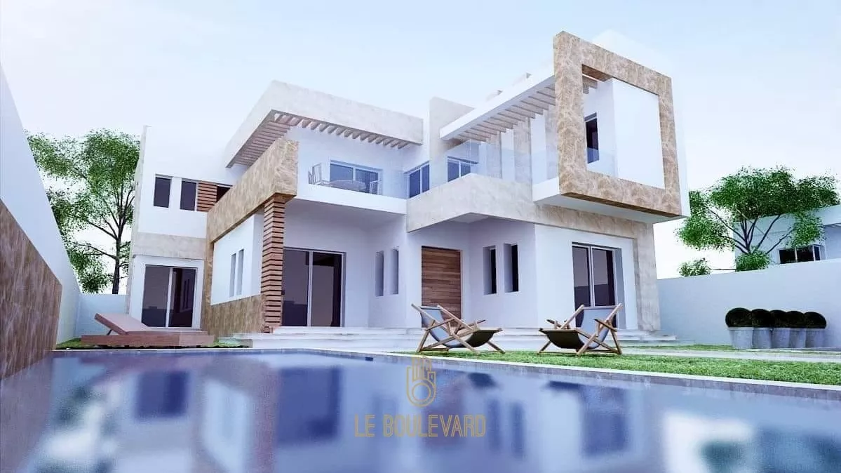 Luxury Villa with Pool in Monchar, Hammamet South: A Haven of Tranquility and Elegance