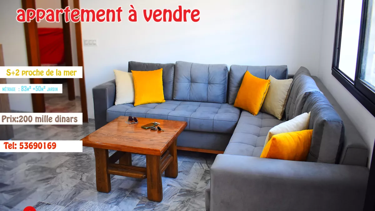 Luxus-Wohnung am Strand in Plage Baghdedi, Mahdia, zum Verkauf