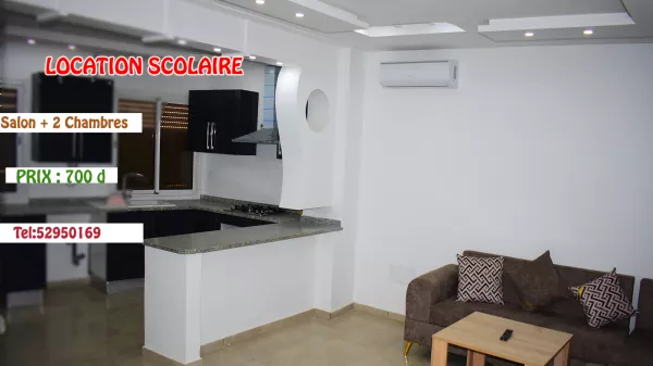 Apartment S+2 for Rent in Mahdia until June