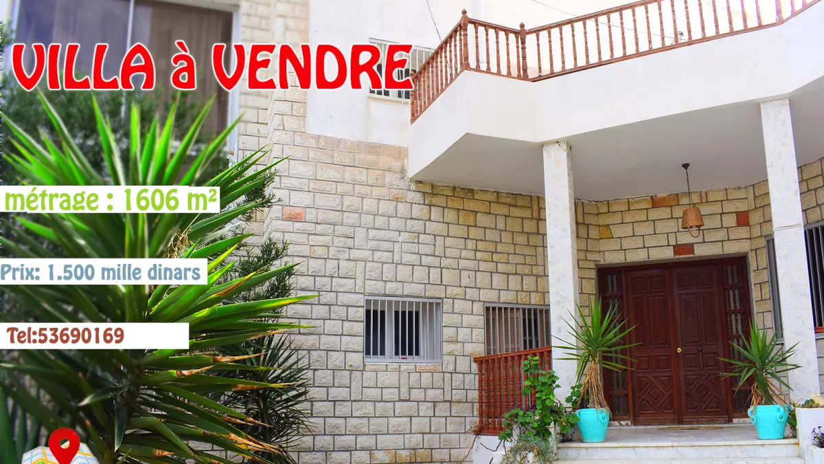 Stunning House on a Large 1606 m² Plot in Mahdia