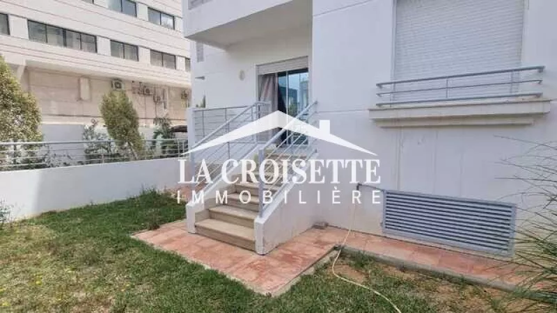 Möblierte S+1 Wohnung mit Garten zur Miete in Tunis