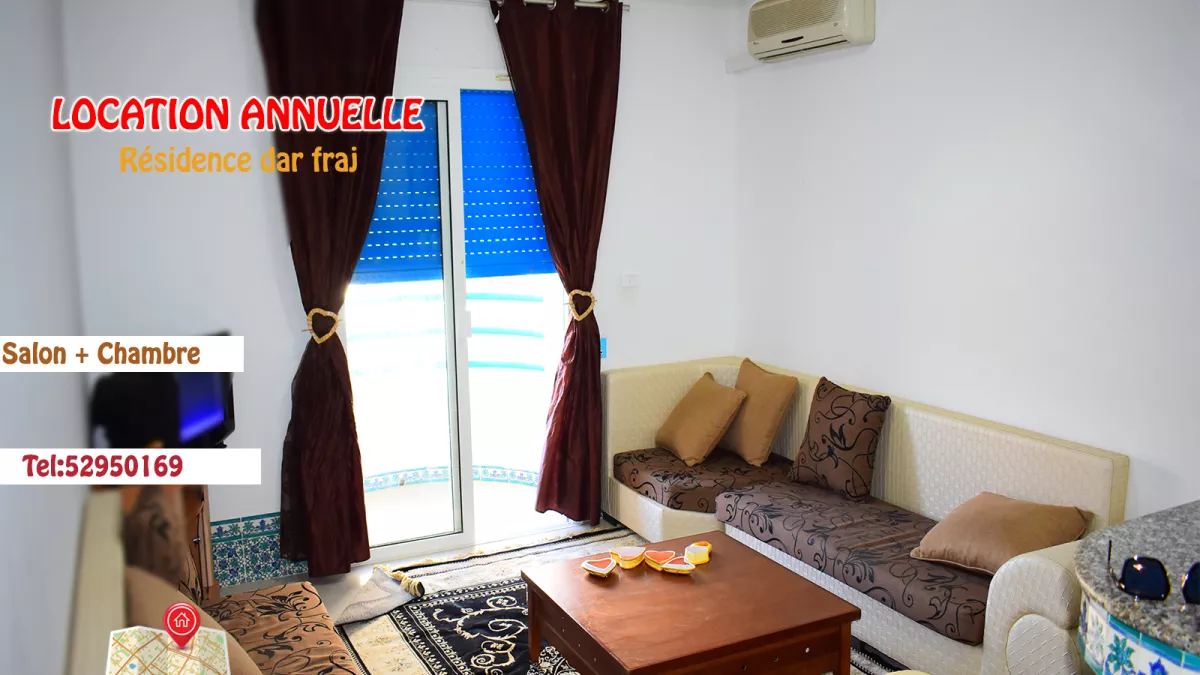 Charming S+1 Apartment for Rent in Mahdia's Tourist Zone