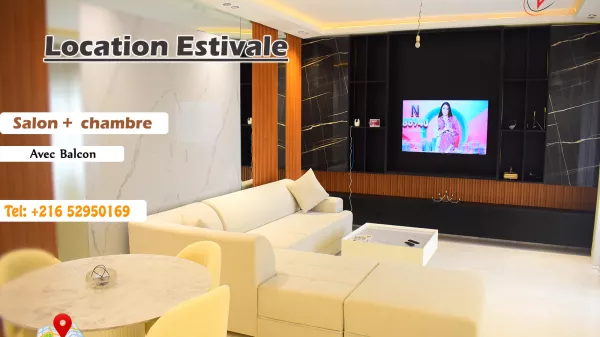 Luxury S+1 Apartment Near the Beach in Mahdia