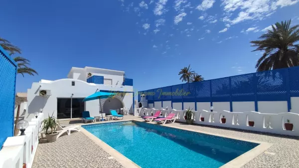 Magnificent Villa with Pool in Djerba Midoun Tezdaine