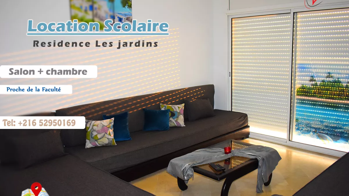 Ferienwohnung S+1 RZ Les Jardins in Mahdia