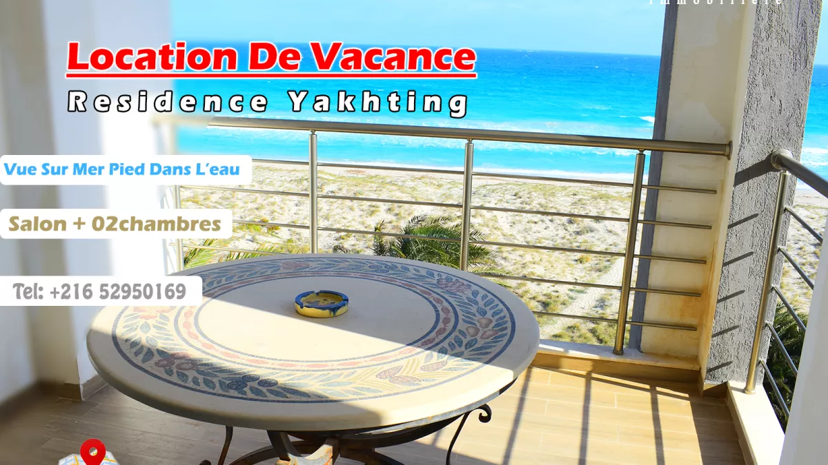 Luxus-Wohnung mit 2 Schlafzimmern in Mahdia mit atemberaubendem Meerblick