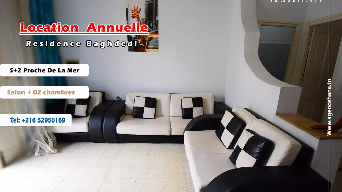 Appartamento al Piano Terra con 2 Piani a Baghdedi Beach - Mahdia: La Tua Oasi di Comfort