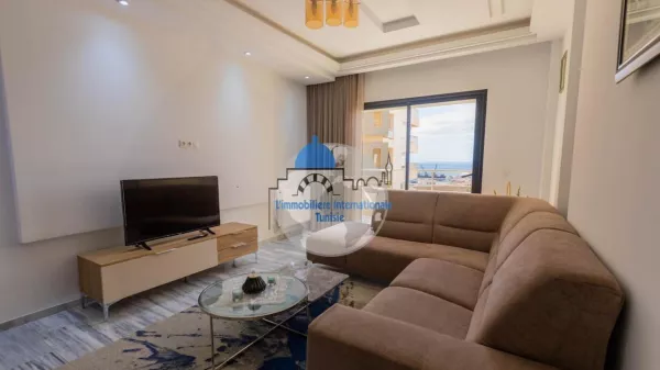 Luxurious S+2 Apartment with Sea View in Sousse