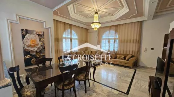 Furnished S+3 Villa Apartment in L'Aouina, Tunis - An Exceptional Rental Opportunity!